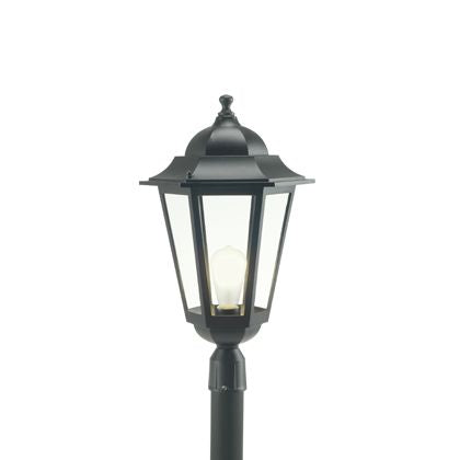 Lampada Testa Palo da Giardino Ø60 mm E27 in Alluminio Sovil Nero