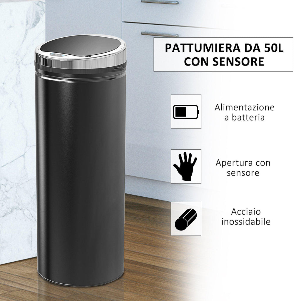 Simplehuman Pattumiere - Pattumiera touchless con sensore di movimento Simplehuman Pattumiere - Pattumiera touchless con sensore di movimento