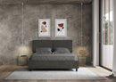 Letto Matrimoniale Mados Grigio Varie Misure