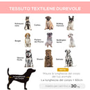 Lettino per Cani Grandi Rialzato con Tessuto a Rete 91,5x76,2x18 cm Peso Massimo 30kg Rosso