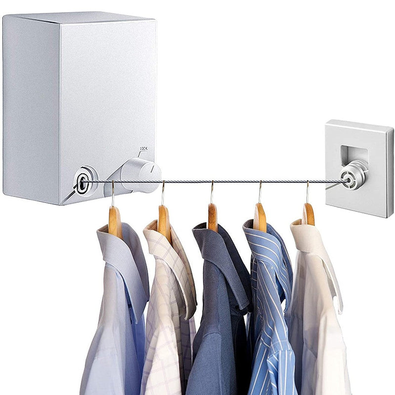 Corda stendibiancheria estendibile fino a 4m in acciaio inossidabile