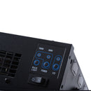 Camino Elettrico da Parete con 2 Livelli di Riscaldamento 900-1800W Fiamma 7 Colori e Telecomando Nero   