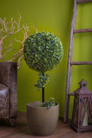 Bossolo Artificiale Sfera Altezza 90 cm Verde