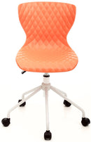 Sedia da Ufficio Operativa in Nylon Comics Arancio