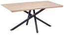 Tavolo da Pranzo 160x76x90 cm in Legno Nobilitato Naturale