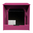 Camino a Bioetanolo da Pavimento 96x35xH96 cm Bellini Fucsia