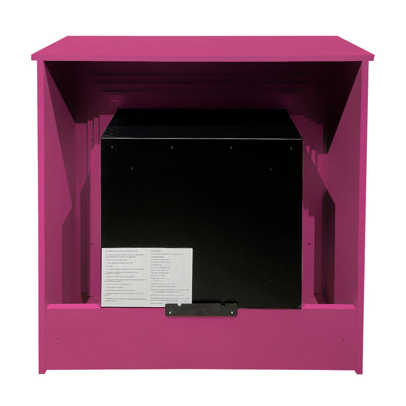 Camino a Bioetanolo da Pavimento 96x35xH96 cm Bellini Fucsia