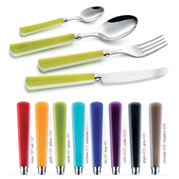 Servizio Set di Posate 24 pezzi in Acciaio Inox Eme Candy sconto