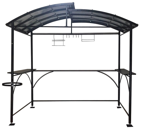 Tettoia per Barbecue 240x150x230 cm in Acciaio con Accessori online