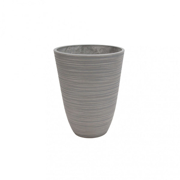 Vaso Piccolo Anemone Ø25,5x32,5 cm in Fibra sintetica Antracite sconto
