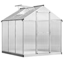 Serra da Giardino per Piante Tetto Apribile e Porta scorrevole Trasparente 182x190x195 cm 