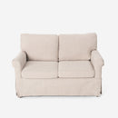 Divano 2 Posti 94x74x126min Tessuto Beige