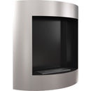 Camino a Bioetanolo da Parete 77,9x81 cm Flig Akron Grigio