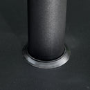 Base per Ombrellone 13kg con Finitura Lucida 40x40x43 cm in Cemento Nero