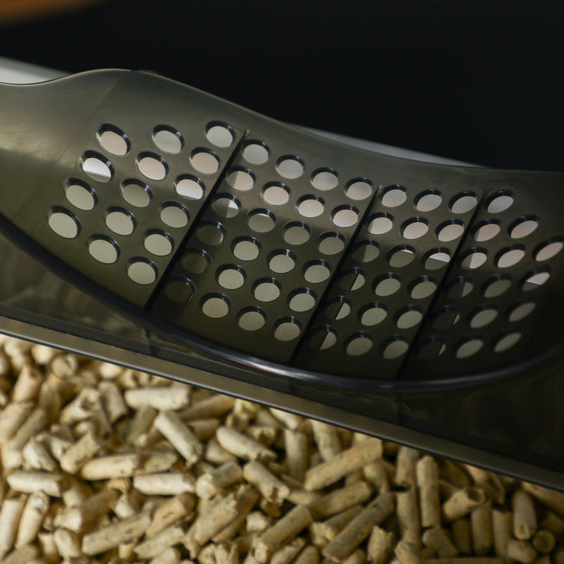 Lettiera per Gatti 47x45x42 cm in PP e ABS Grigio