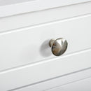 Mobile da Bagno 2 Ante con Cassetti 60x30x75 cm in Legno Bianco  