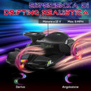 Go Kart Elettrico per Bambini Velocità 3-8 km/h per Drifting Nero  
