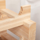 Cantinetta Portabottiglia 4 Ripiani per 48 Bottiglie di Vino 114x28x56,5 cm in Legno di Pino  