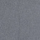 Testiera Letto Matrimoniale Imbottita Design a Bottoni 160x7x120 cm Tessuto Effetto Lino Grigio