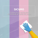 Set 5 Blocchi Costruzioni Morbide per Bambini 1-3 Anni in Finta Pelle e Schiuma Multicolore Rosa    