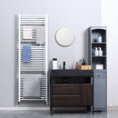 Termoarredo Scaldasalviette 39 Barre 60x180 cm in Acciaio Bianco