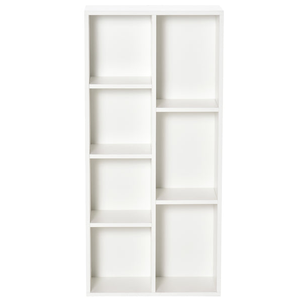 online Libreria Moderna a Cubi con 7 Ripiani 50x24x106 cm in Legno Truciolato Bianca