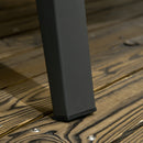 Set da Giardino Divano 2 Poltrone e Tavolino in Alluminio Grigio Chiaro