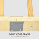 Spalliera Svedese da Palestra 78x27x240 cm 13 Barre in Legno di Faggio