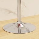 Set 2 Sgabelli da Bar Altezza Regolabile Seduta in ABS Rosso  