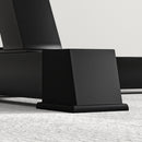 Panca Romana 2 in 1 per Curl e Tricipiti Regolabile 105x95x80 cm Nero 