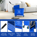 Carrello Pulizie con Secchio da 20 L e Strizzatore 60x27x70.5 cm Blu  