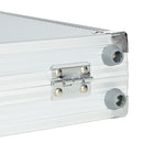 Set Poker per 9-10 Giocatori con 500 Fiches 2 Mazzi di Carte e 5 Dadi con Valigetta in Alluminio e Poliestere Argento