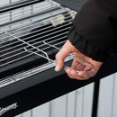 Barbecue a Carbone Carbonella 113x59x83,5 cm in Acciaio Nero