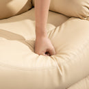 Poltrona Relax Massaggiante 97x92X104 cm in Similpelle Beige