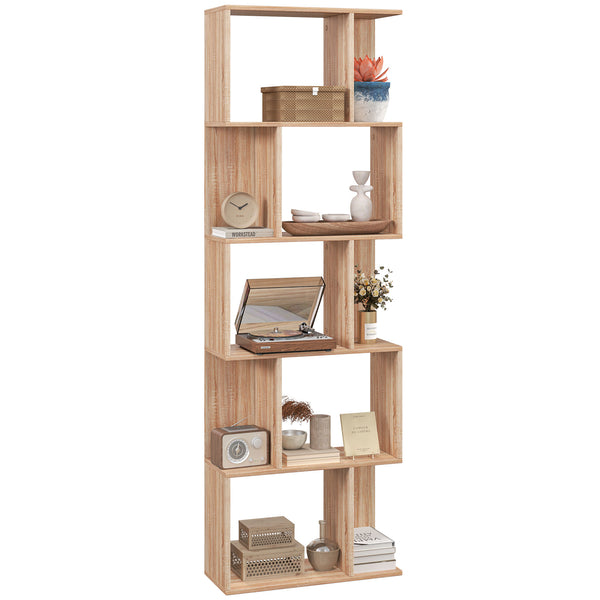 acquista Mobile Libreria 5 Ripiani 60x24x184,5 cm in Legno