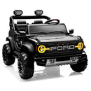 Macchina Elettrica per Bambini 24V Licenza Ford Bronco Raptor 2 Posti con Telecomando Nero