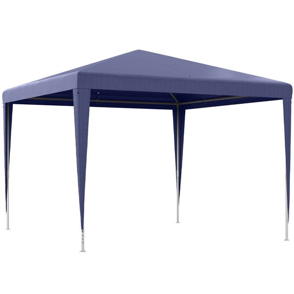 Gazebo da Giardino 293x293x252H cm Pieghevole e Portatile con Copertura Anti UV Blu sconto