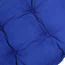 Cuscino per Panchina da Giardino 100x40 cm in Poliestere Blu
