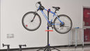 Cavalletto Supporto per Bicicletta in Ferro e PP 84x84x180 cm  Nero