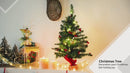 Albero di Natale Artificiale da Tavolo 60 cm 73 Rami 15 LED  Verde