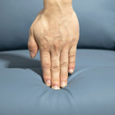 Poltrona Alzapersona Reclinabile a 145° con Telecomando in Pelle PU Azzurro   