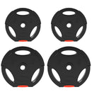 Set di 4 Dischi Pesi per Bilanciere totale 30KG - 2x5kg e 2x10kg     