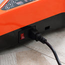 Pedana Vibrante 99 Velocità 56x34x12,5 cm con Pannello LED Bande di Resistenza e Telecomando