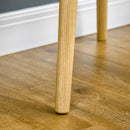 Consolle Trucco 50,5x41x134,5 cm con Specchio e Cassetto in Truciolato Naturale