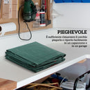 Set 3 Sacchi per Rifiuti da Giardino Ø67x76 cm da 272 L Richiudibili e Riutilizzabili Verde  