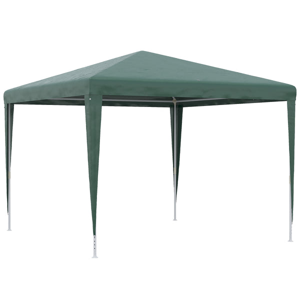 Gazebo da Giardino 293x293x252H cm Pieghevole e Portatile con Copertura Anti UV Verde sconto