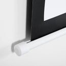 Telo per Proiettore 100"" Rapporto 16:9 236,8x8x158 cm Fissaggio a Muro e Soffitto per Casa e Ufficio Bianco