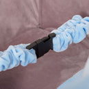 Cavallo a Dondolo per Bambini in Legno e Peluche Elefante Blu    