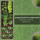 Fioriera Rettangolare 96x30,6x30 cm con Ruote e Freno in Legno di Abete Grigio  