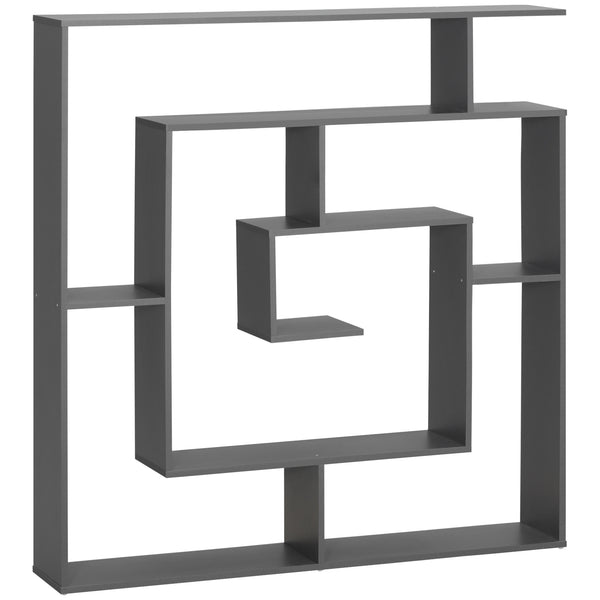 prezzo Libreria con Ripiani Irregolari 125x22x129 cm in Legno Truciolato Grigio